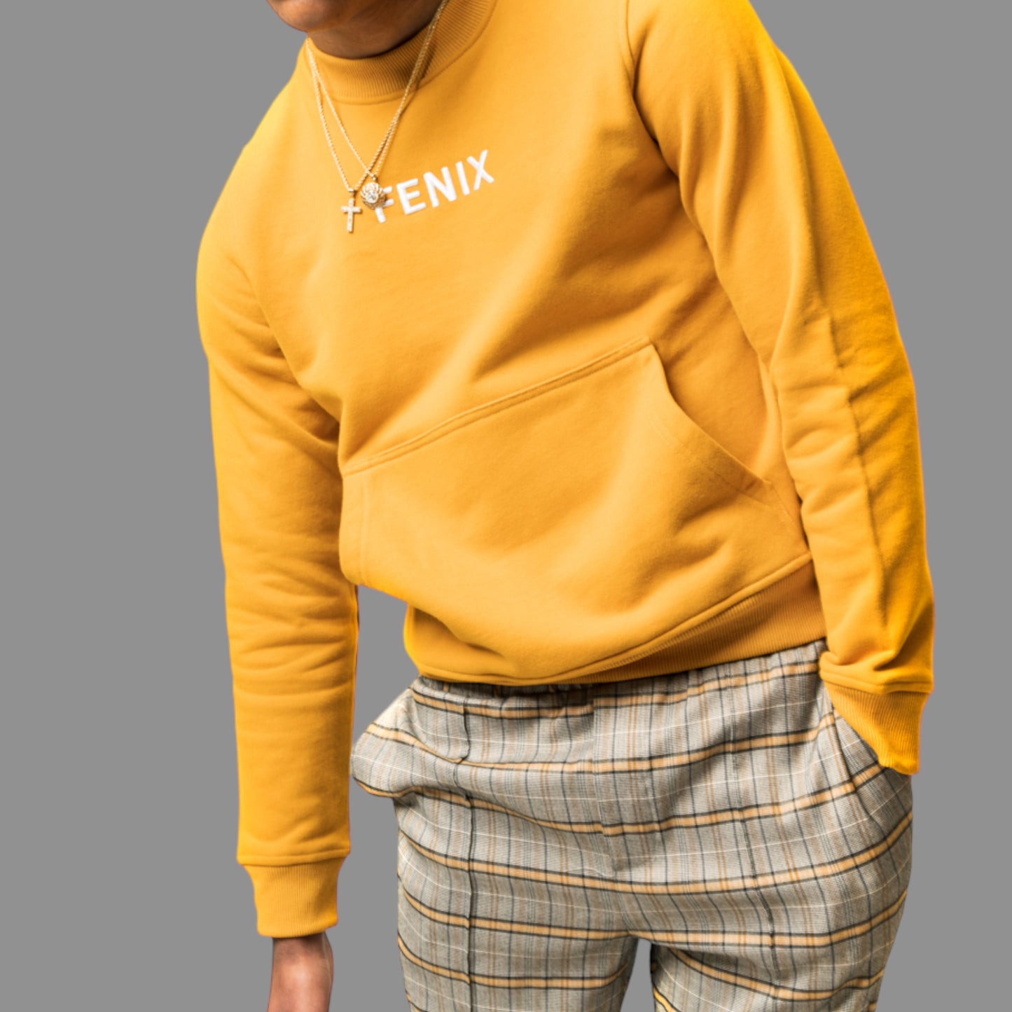 MUSTARD CREWNECK