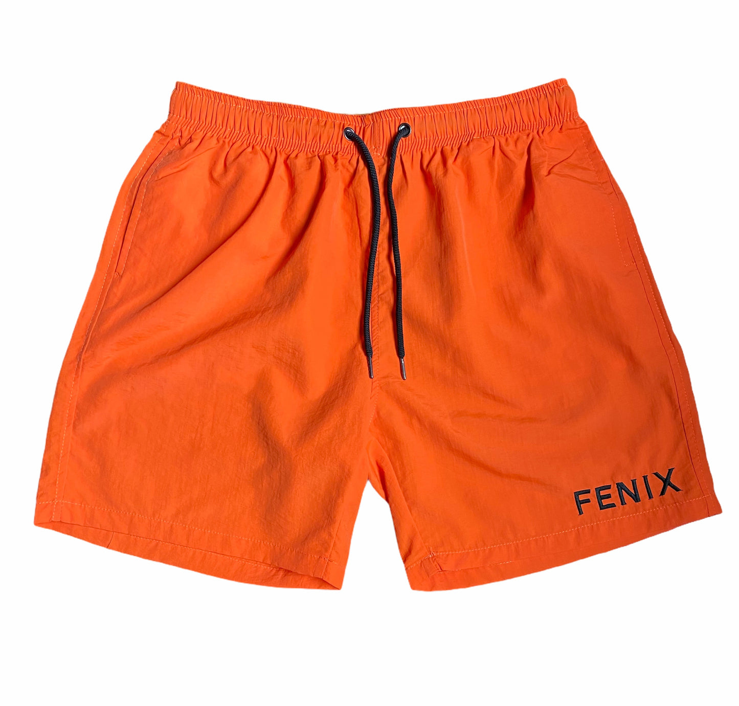 ORANGE NYLON SHORTS